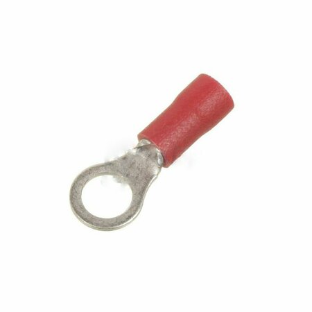 AMERICAN IMAGINATIONS Red Galvanized Steel Ring Terminals AI-37352